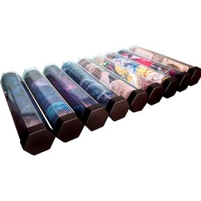 3 PCS Playmat Tube Hexagonal Shape for MTG, YGO, DTCG,PlayMat Poster Holder Tube Large Capacity Design for Standard-Sized and Large Playmats Secure Game Mat Storage (3 PCS) in Kuwait