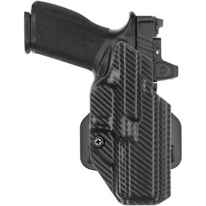 Tulster OWB Range + Kydex Paddle Holster في اليد اليمنى يناسب: Springfield Armory Echelon | قطع بصري خارج حزام الخصر مفتوح للحمل in Kuwait