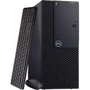 كمبيوتر مكتبي Dell Optiplex 3060 Mini Tower - Intel Core i5-8500 3.0 جيجا هرتز - ذاكرة الوصول العشوائي DDR4 سعة 16 جيجابايت - SSD 1 تيرابايت - لوحة مفاتيح وماوس لاسلكيين - شبكة WiFi مدمجة - DisplayPort - HDMI - Window 11 Pro (متجدد) in Kuwait