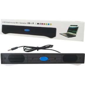 -Wired Computer Speakers for Soundbar 2.0 Stereo Bass Sound USB for Desktop PC Laptop in Saudi Arabia