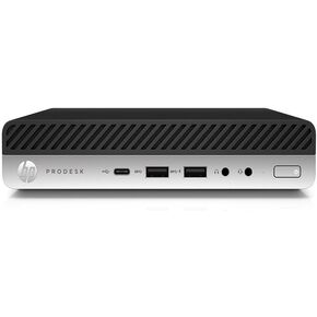 HP ProDesk 600 G4 Mini, Intel Core i5-8500T 6-Core up to 3.5GHz, 8GB RAM, 256GB M.2 PCIe NVMe SSD, USB-C, Intel UHD Graphics 630 (Supports 4K), Display Port, VGA, WiFi & BT, Windows 11 Pro (Renewed) in Kuwait
