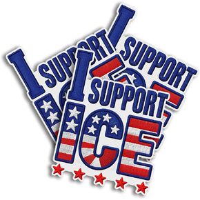 ملصق لاصق لاصق موضوع إنفاذ القانون الوطني من ICE للأكواب، والأكواب، والكمبيوتر المحمول، والهواتف، والخوذ، والقبعات الصلبة، والسيارة، وزجاجات المياه in Kuwait