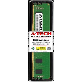 استبدال ذاكرة الوصول العشوائي A-Tech سعة 8 جيجابايت لـ Crucial CT8G4RFS8266 | وحدة ذاكرة الخادم المسجلة DDR4 2666MHz PC4-21300R ECC RDIMM 1Rx8 1.2V 288-Pin (CT8G4RFS8266-ATC) in Kuwait