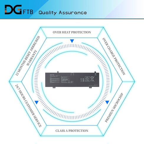 DGFTB C41N2303 Battery Replacement Compatible for ASUS ROG Zephyrus G16 GU605MV GU605M GU605MI GU605MV, for ASUS TUF Gaming A16 FA608 FA608WI FA608WU FA608WV 15.48V 90Wh/5814mAh Series 0B200-04450000 in Saudi Arabia