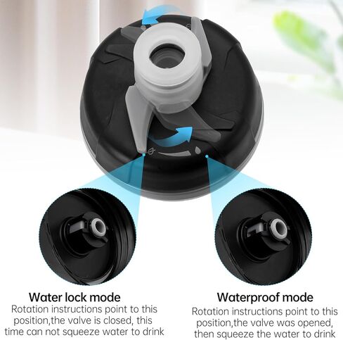 قطعتان من غطاء بديل لمنصة CamelBak Podium، غطاء متوافق مع CamelBak Podium 24/21 أونصة، توجد وظيفة قفل الماء عند غطاء الزجاجة، مضاد للتسرب، خالي من مادة BPA in Kuwait