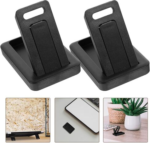 NOLITOY 2pcs Portable Laptop Holder and Vertical Laptop Stand with Cooling Support, Foldable Notebook Riser for Desk, Adjustable Height Computer Stand for Office and Home Use in Saudi Arabia