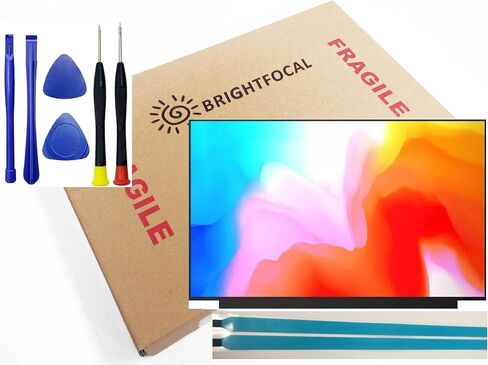 استبدال شاشة BRIGHTFOCAL الجديدة لشاشة HP L56917-001 15.6 FHD Full HD IPS غير تعمل باللمس 1920 x 1080 1080p شاشة LED LCD رفيعة غير لامعة مع شريط وأداة in Kuwait