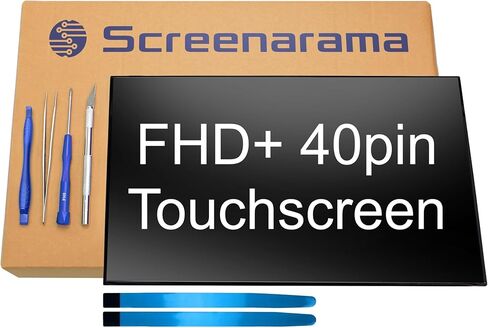 استبدال شاشة SCREENARAMA الجديدة لجهاز Lenovo FRU 5D10V82401 SD10Z34937 N140JCN-EEL REV.C1 40pin Touch FHD+ 1920x1200 IPS LCD شاشة LED مع أدوات وشريط in Saudi Arabia