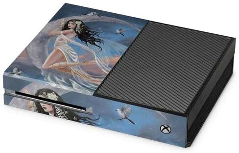Skinit Decal Gaming Skin Compatible with Xbox One Console - Officially Licensed Nene Thomas Fairy on Moon with Birds by Nene Thomas Design in Saudi Arabia