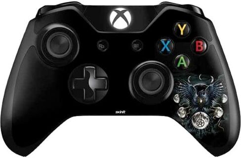 Skinit Decal Gaming Skin Compatible with Xbox One Controller - Officially Licensed Sarah Richter Crow and Moon Phases by Sarah Richter Design in Saudi Arabia