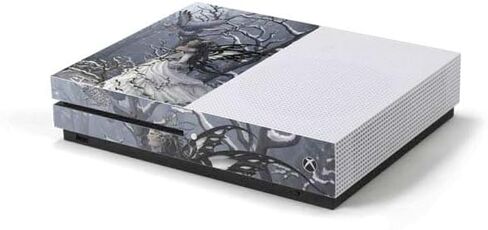 Skinit Decal Gaming Skin Compatible with Xbox One S Console - Officially Licensed Nene Thomas Fairy with Owl in Snow by Nene Thomas Design in Saudi Arabia