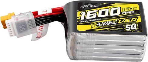 TATTU R-Line الإصدار 6.0 6S بطارية ليبو 22.2 فولت 160C 1480 مللي أمبير بطارية ليبو مع قابس XT60 للسباق (إصدار ST Stick) in Kuwait
