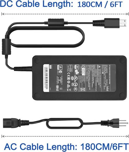 شاحن 280 واط متوافق مع Msi GS77 GE66 GE76 Raider GP76 GP66 Leopard Clevo X170SM-G X170KM-G ADP-280BB B A18-280P1A adp-280eb d in Saudi Arabia