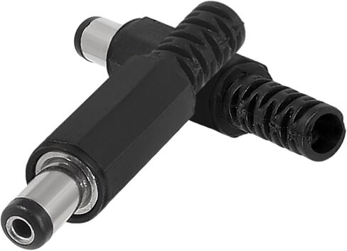 10pcs 5.5mm x 2.1mm DIY Male DC Power Plug Jack Solder Connector Adapter for Power Cable Repair in Saudi Arabia