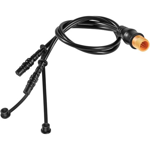12-Pin إلى Dual 4-Pin محول Y-Cable 010-12234-05 لـ Garmin echoMAP 71sv/72sv/75sv، لـ Striker 7sv، لـ Striker Plus 7sv/9sv، لـ Striker Vivid 7sv/9sv Chartplotter أو Fish Finder in Kuwait