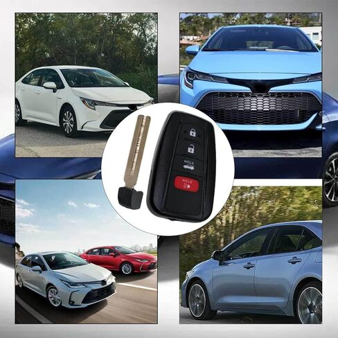 Smart Key for Toyota Corolla 2019-2022, Vehicle Proximity Smart Remote Control Key Fob Replacement for Corolla HYQ14FBN 8990H-02030 231451-2000,315MHz in Saudi Arabia