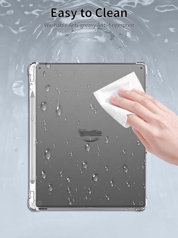 حافظة لجهاز Kindle Scribe Colorsoft (موديل 2025 الجديد) مقاس 11 بوصة، حافظة Kindle Scribe، نحيفة وخفيفة الوزن مصنوعة من مادة TPU الناعمة المضادة للخدش مع حافة مرتفعة مقاومة للصدمات - شفافة in Kuwait