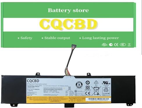 بطارية CQCQ L13M4P02 L13N4P01 121500250 لجهاز Lenovo Erazer Y50 Y50-70 Y50-80 Y50P Y50P-70 Y70 Y70-70 Series (7.4V 54Wh/7400mAh) in Kuwait