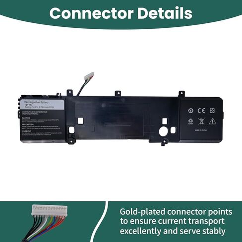 191YN استبدال بطارية الكمبيوتر المحمول Dell Alienware 15 R1 15 R2 ALW15ED-1828 1718 1728 ALW15CD-1718 1748 1848 ALW15ER-3718 1728 3228 2F3W1 410GJ 2F3W1 8NH55[14.8V 92 واط ساعي 】 in Kuwait