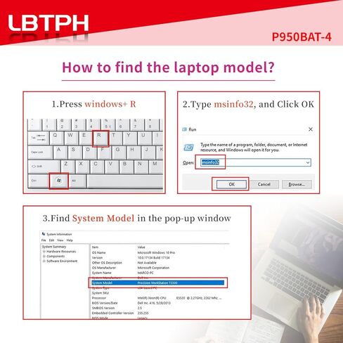 P950BAT-4 استبدال بطارية الكمبيوتر المحمول المتوافقة مع Clevo P950HP6 Sager NP8950 Series 6-87-p950s-52b01 15.2V 55Wh in Kuwait