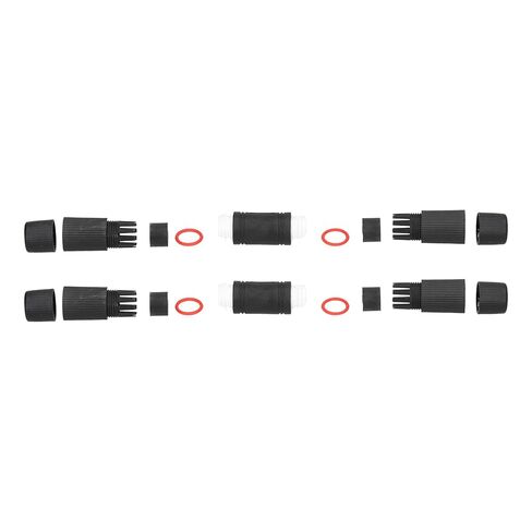 2Pcs Waterproof RJ45 Coupler 8 Pin Outdoor Network Connector Outdoor Ethernet Coupler for CAT6 CAT5E CAT5 Network Cable in Saudi Arabia