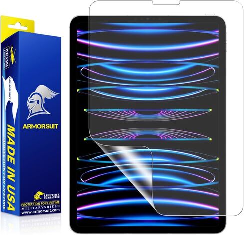 ArmorSuit 2 Pack Anti Glare Screen Protector for iPad Pro 11" (2022/2021/2020/2018) iPad Air 5th/4th Generation (2022/2020) MilitaryShield Matte Film - Made in USA in Kuwait