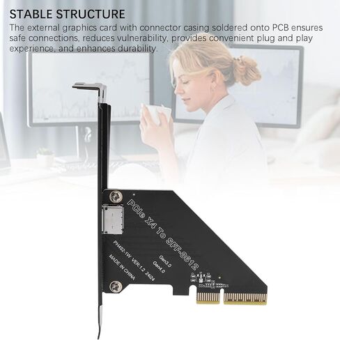 بطاقة محول GOWENIC PCIe 4.0 X4 إلى Oculink SFF-8612، بطاقة رسومات خارجية SFF-8611، بطاقة NVMe SSD 64 جيجابت في الثانية مع دعم التمهيد، بطاقة رسومات خارجية لوحدة معالجة الرسومات NVMe SSD in Kuwait