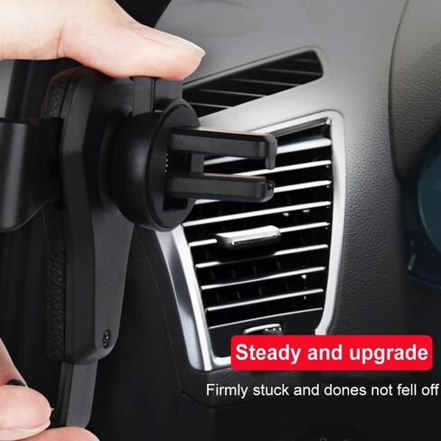 Phone Holder for Car, Air Vent Car Mount Premium Universal Phone Holders Car Phone Holder Mount, Cell Phone Stand for iPhone, Galaxy, Google, and All Other Smartphones Car Accessories in Saudi Arabia