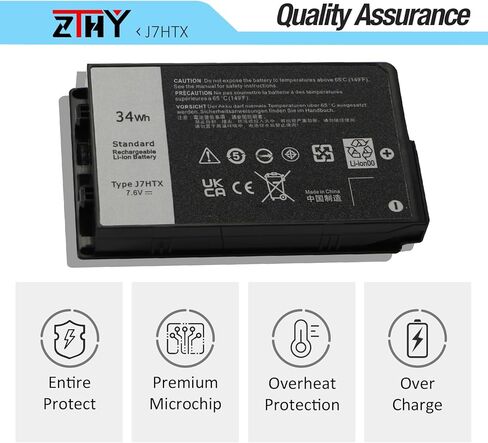 ZTHY 34Wh J7HTX 7XNTR استبدال بطارية Dell Latitude 7202 7212 7220 سلسلة الأجهزة اللوحية الوعرة 2JT7D 02JT7D FH8RW J82G5 VW5Y4 451-BBOR 451-BCCO 451-BCDH T03H T03H001 T03H002 7.6V 4342 مللي أمبير in Saudi Arabia