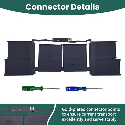 A2113 A2141 Battery Replacement for MacBook Pro 16 Inch A2141 Retina Series (Year 2019 2020) (EMC 3347, MVVL2 MVVL2LL/A MVVM2 MVVM2LL/A MVVJ2 MVVJ2LL/A MVVK2 MVVK2LL/A [11.36V 99.8Wh] in Saudi Arabia