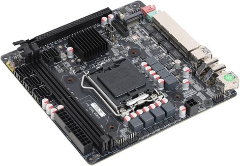 C246 NAS Motherboard i219 Gigabit LAN with 3*i226 2.5G LAN 2*DDR4 Slot 3*M.2 PCIE X16 Slot Support E-2100/2200(Used E-2244G,None) in Saudi Arabia