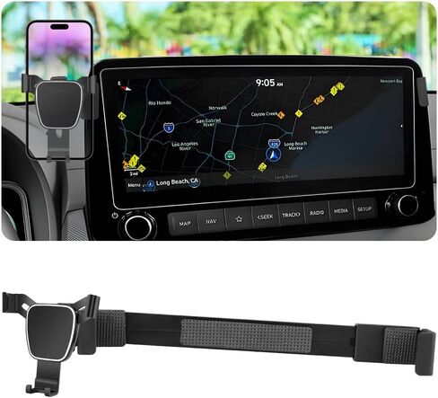 Car Phone Holder for Hyundai Kona 2018 2019 2020 2021 2022 2023 Auto Accessories Navigation Bracket Interior Screen Decoration Dash Board Mobile Cell Phone Mount case in Saudi Arabia
