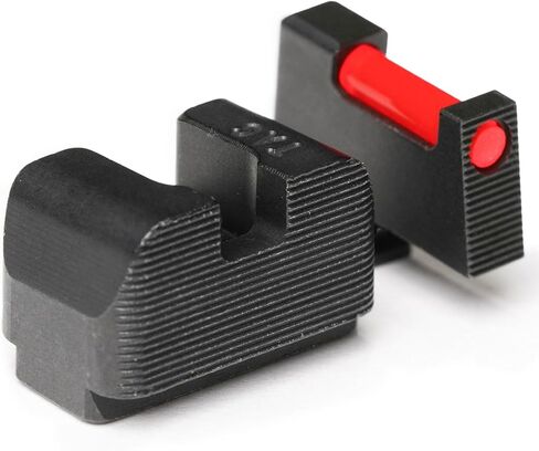أو مشاهد البندقية المتوافقة مع Glock 10MM/.45 ACP | منظار مسدس أمامي وخلفي متين مصنوع من الصلب المُشكَّل باستخدام الحاسب الآلي ومطلي بالنيتريد، مع سهولة التخصيص | هجين (TSH) in Kuwait
