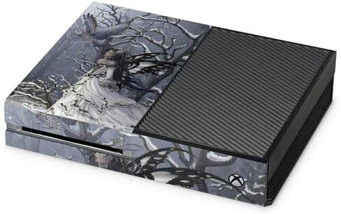 Skinit Decal Gaming Skin Compatible with Xbox One Console - Officially Licensed Nene Thomas Fairy with Owl in Snow by Nene Thomas Design in Saudi Arabia