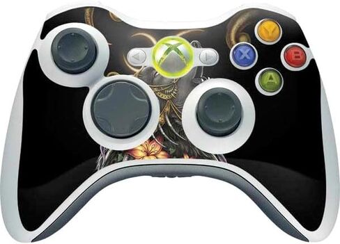 Skinit Decal Gaming Skin Compatible with Xbox 360 Wireless Controller - Officially Licensed Sarah Richter Wolf Howling by Sarah Richter Design in Saudi Arabia