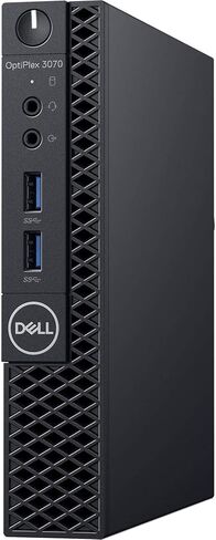 حزمة سطح المكتب Dell Optiplex 3070 (YPG3G) ذات عامل الشكل الصغير مع Intel i5-8500T و8 جيجابايت و500 جيجابايت HDD وWiFi وWindows 11 Pro ولوحة المفاتيح والماوس (متجددة) in Kuwait