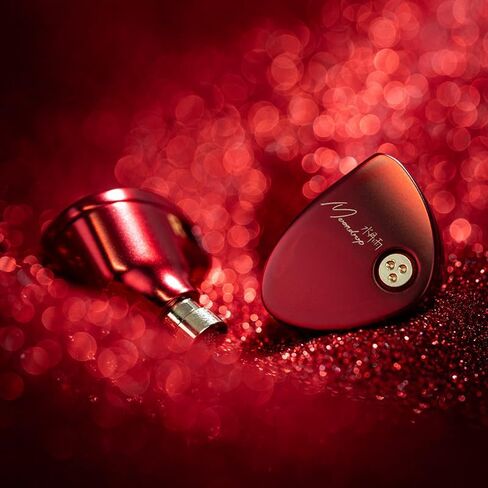 سماعة رأس Moondrop ARIA 2 RED+Dawn Pro داخل الأذن مع مضخم صوت سماعة الرأس DSD512 PCM 32Bit384 كيلو هرتز Dual CS43131 3.5 مم 4.4 مم in Kuwait