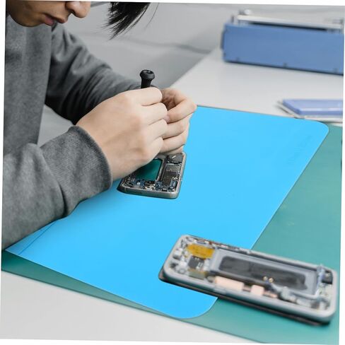 TEHAUX Silicone Soldering Mat Large Work for Electronics Repair Design Stylish Color for Soldering and Maintenance Activities in Saudi Arabia