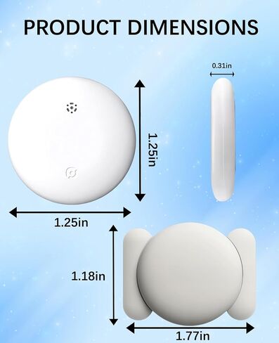 GPS Tracker Device for Vehicles, Non Detectable GPS Tracker for Car with Real-Time Tracking, Hidden Car Tracker Device, No Monthly Fee, No SIM, Vehicle Tracker for Cars, Kids, Pets (White) in Kuwait