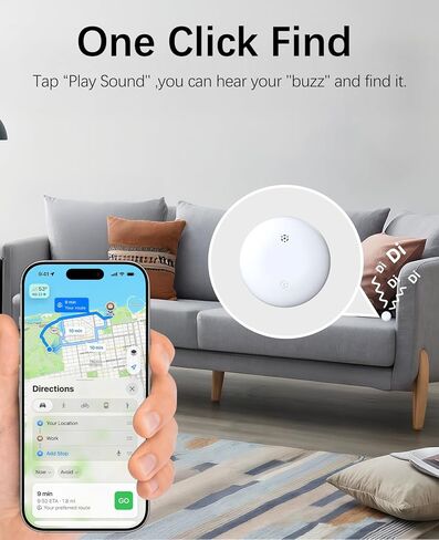 GPS Tracker Device for Vehicles, Non Detectable GPS Tracker for Car with Real-Time Tracking, Hidden Car Tracker Device, No Monthly Fee, No SIM, Vehicle Tracker for Cars, Kids, Pets (White) in Kuwait