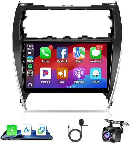 Naifay Android12 Car Radio for Toyota Camry 2012 2013 2014 (Fit-J.B.L&Big Screen), 10.1inch IPS Touch Screen for Camry Car Radio with Carplay Android Auto Bluetooth GPS WiFi Camera+Can Bus in Saudi Arabia