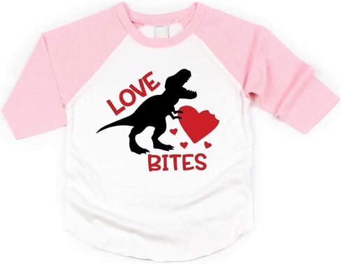 هدية عيد الحب على شكل ديناصور للأطفال من Bump and Beyond Designs، Love Bites T-Rex in Saudi Arabia