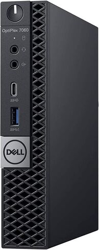 كمبيوتر Dell OP7060MFFJW1Y4 OptiPlex 7060 Micro PC مزود بمعالج Intel Core i7-8700T بسرعة 2.4 جيجا هرتز سداسي النواة وذاكرة وصول عشوائي سعتها 16 جيجابايت ومحرك أقراص SSD سعة 256 جيجابايت ونظام التشغيل Windows 11 Pro 64 بت (متجدد) in Kuwait