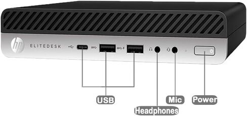 كمبيوتر HP ProDesk 600 G3 المكتبي الصغير عالي الأداء للأعمال، Intel Quad Core i5-7500T 2.7 جيجا هرتز، 16 جيجا DDR4، 1T SSD، WiFi، BT، DP، Windows 11 Pro 64 لغة تدعم اللغة الإنجليزية/الإسبانية/الفرنسية (متجدد) in Kuwait