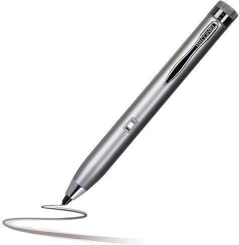 Broonel Grey Fine Point Digital Active Stylus Pen Compatible with The Fire Tablet with Alexa, 10.1" Display, 8 GB, Black, Silver Aluminium, White in Saudi Arabia