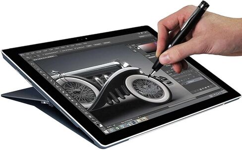 Broonel Grey Fine Point Digital Active Stylus Pen Compatible with The Fire Tablet with Alexa, 10.1" Display, 8 GB, Black, Silver Aluminium, White in Saudi Arabia