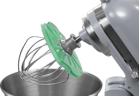 Whisk Wiper® PRO for Stand Mixers - Mix Without The Mess - The Ultimate Stand Mixer Accessory - Compatible With KitchenAid Tilt-Head Stand Mixers - 4.5qt, 5qt (Color: Clear) in Kuwait