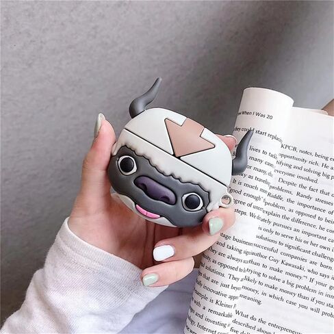 for AirPods 4 Case Cute,Funny 3D Cartoon Anime Animals Creative Design,Kawaii Silicone Soft Shell Earbuds Protective Cover for Girls Boys (C) in Saudi Arabia