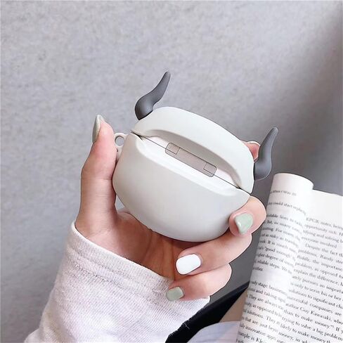 for AirPods 4 Case Cute,Funny 3D Cartoon Anime Animals Creative Design,Kawaii Silicone Soft Shell Earbuds Protective Cover for Girls Boys (C) in Saudi Arabia