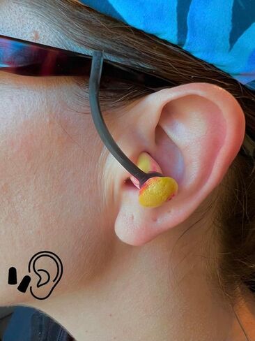 PodSTRAP™ – Silicone Strap Accessory for Securing Wireless Earbuds, Black – Manufactured in The USA –Patents Pending in Saudi Arabia
